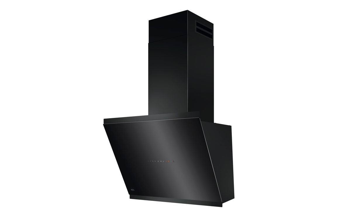 AEG GV77D61SB 60cm Angled Chimney Hood - Black