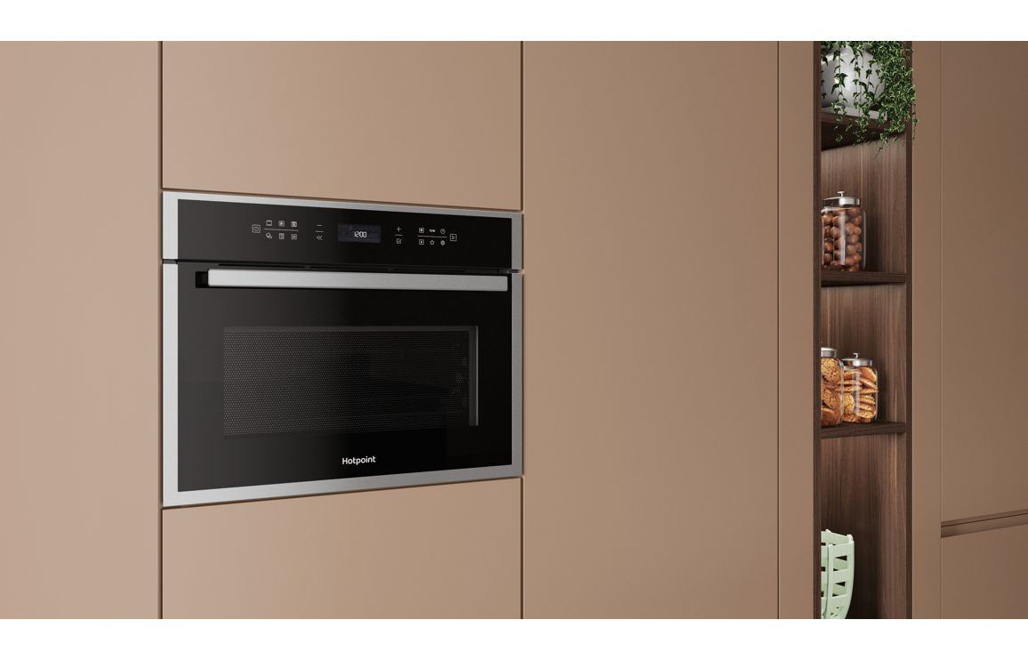 Hotpoint HCW6O7HTSXUK B/I 950W Combination Microwave - St/Steel