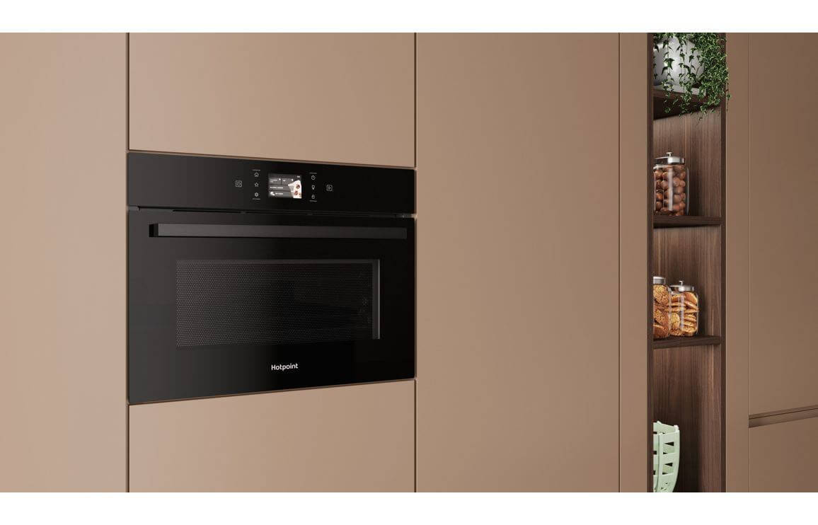 Hotpoint HCW9OWPHTSBUK 950W Built-In Combination Microwave Black