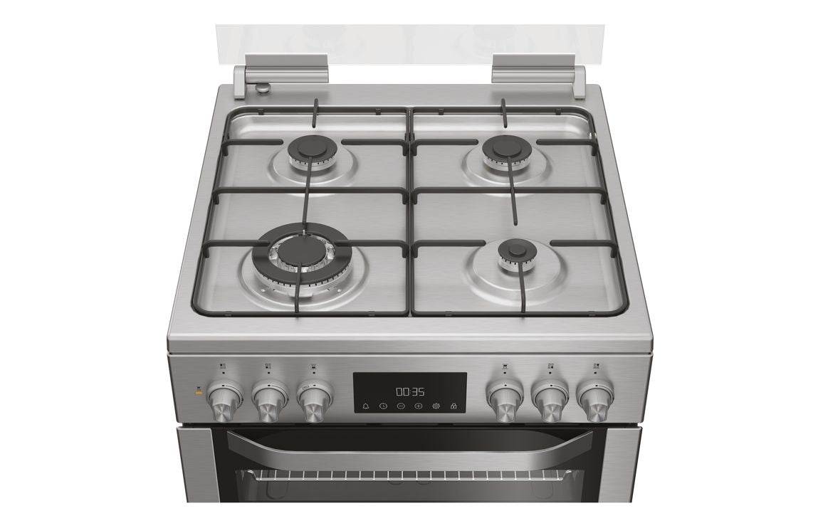 Hotpoint HDD6GDC2WX Dual Fuel Cooker - St/Steel