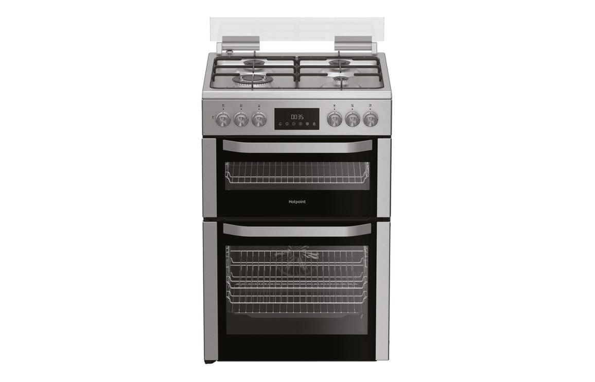 Hotpoint HDD6GDC2WX Dual Fuel Cooker - St/Steel