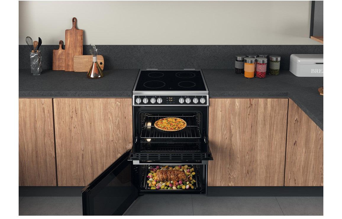 Hotpoint HDM67V8D2CX/UK Electric Cooker - St/Steel