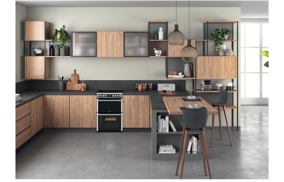 Hotpoint HDM67V8D2CX/UK Electric Cooker - St/Steel