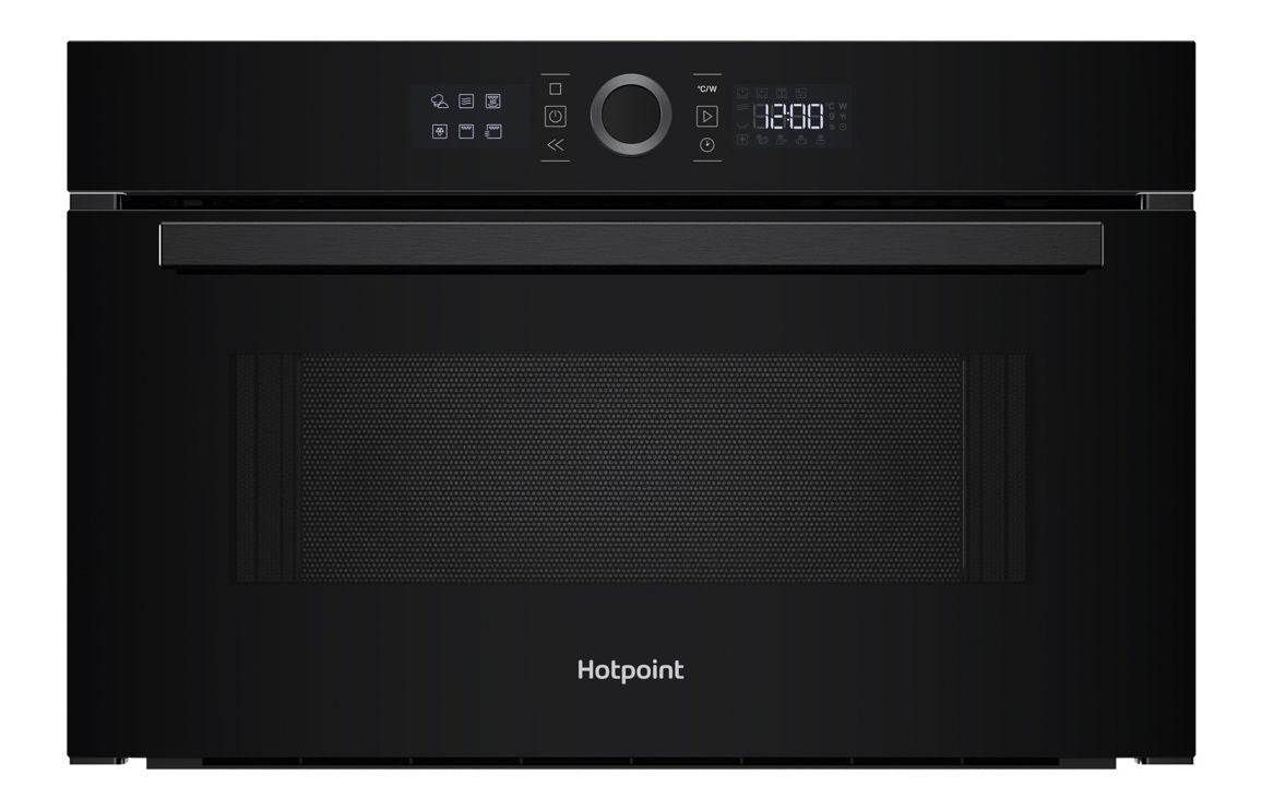 Hotpoint HMD44MBUK B/I 1000W Microwave & Grill - Black