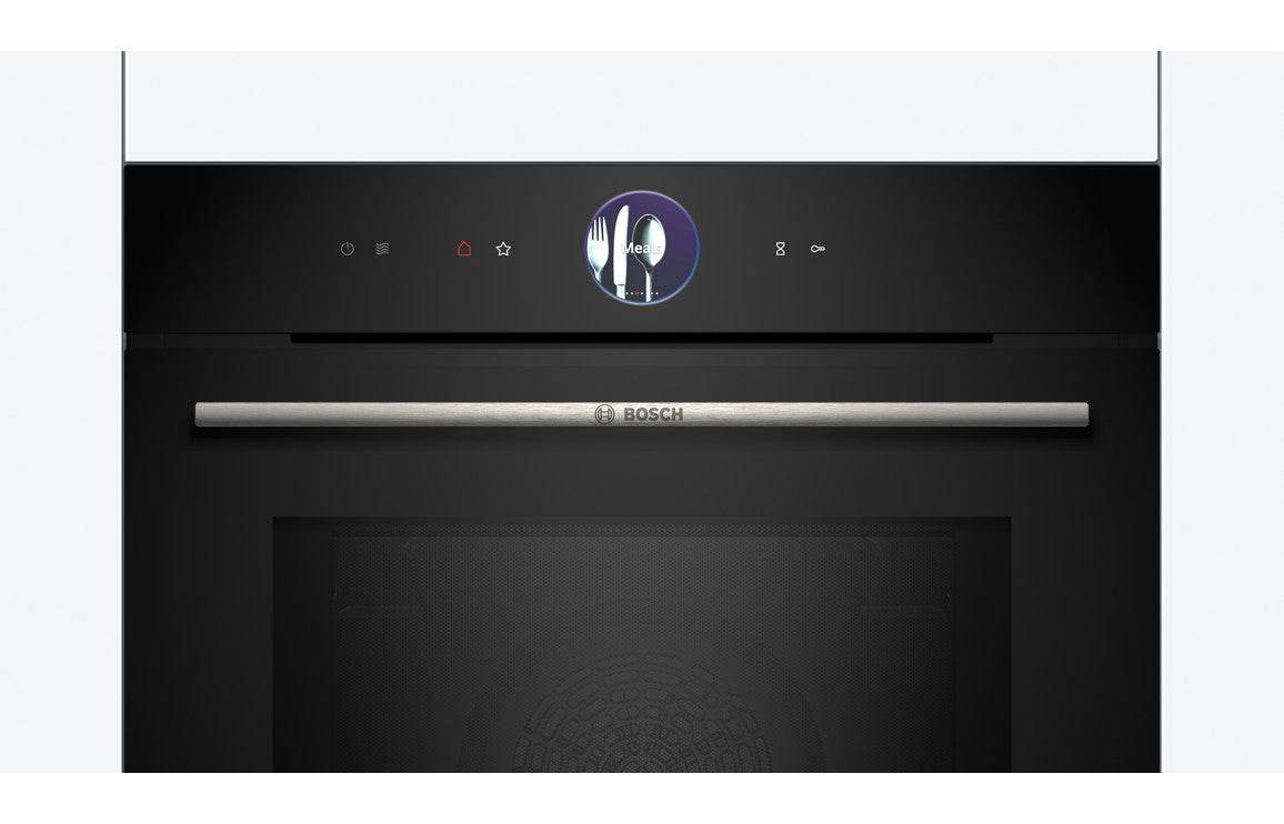 Bosch Series 8 HMG7764B1B Single Pyrolytic Oven & Microwave - Black