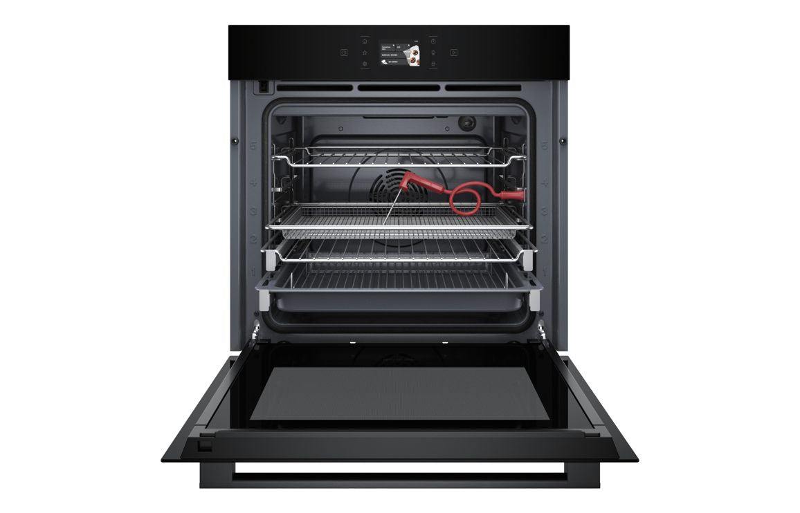 Hotpoint Class 9 HOI98FPT2SBUK Single Pyrolytic Oven - Black