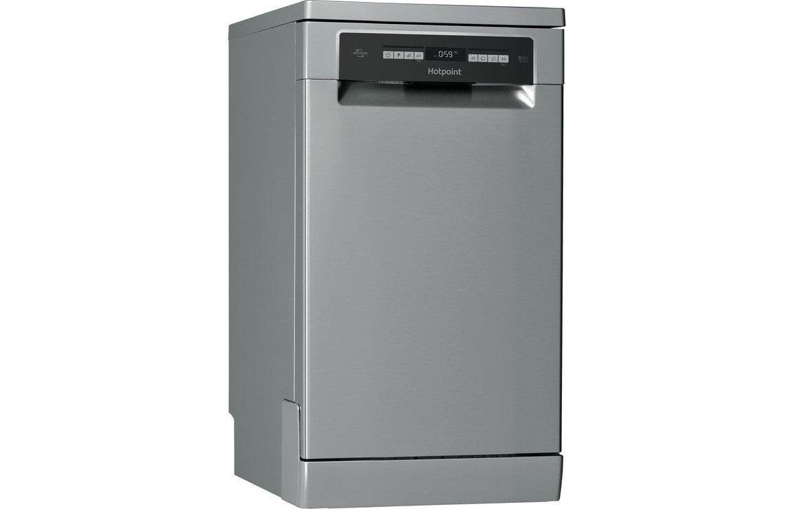 Hotpoint White: HSFO 3T223 W UK N F/S; St/Steel: HSFO 3T223 W X UK N F/S Slimline 10 Place Dishwasher
