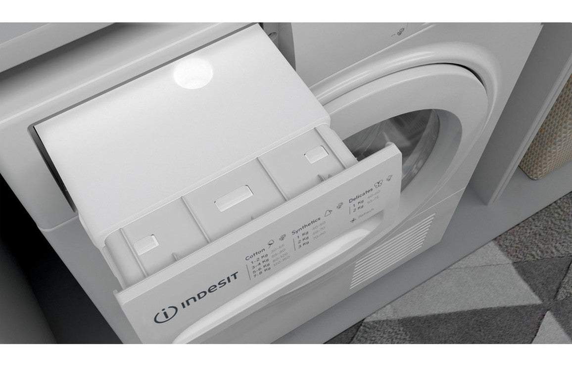 Indesit I2 D81W UK F/S 8kg Condenser Tumble Dryer - White