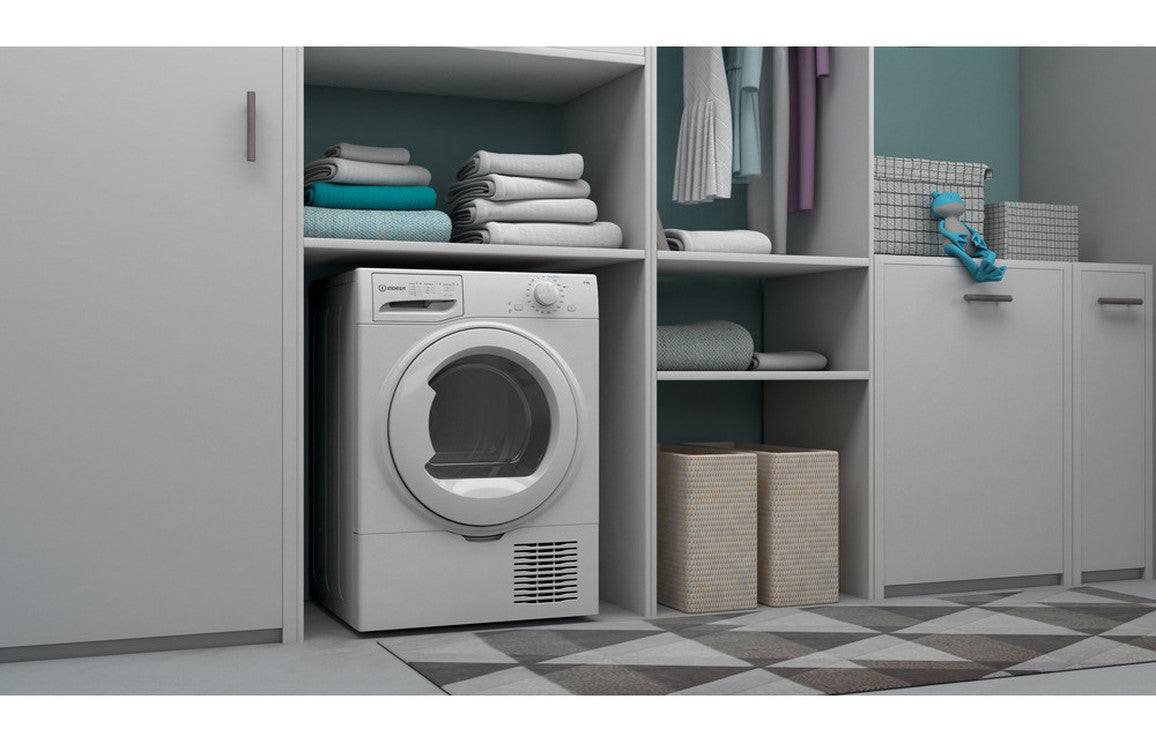 Indesit I2 D81W UK F/S 8kg Condenser Tumble Dryer - White