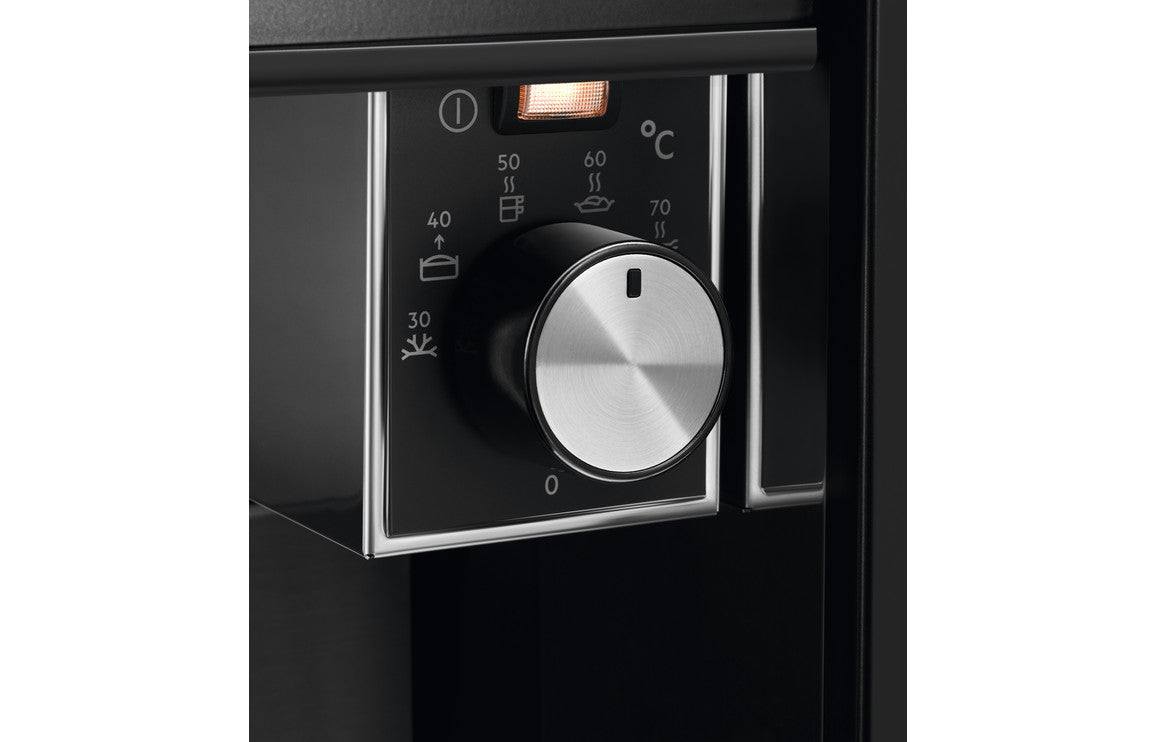 AEG KDK912924M 29cm Warming Drawer - Black Glass & St/Steel