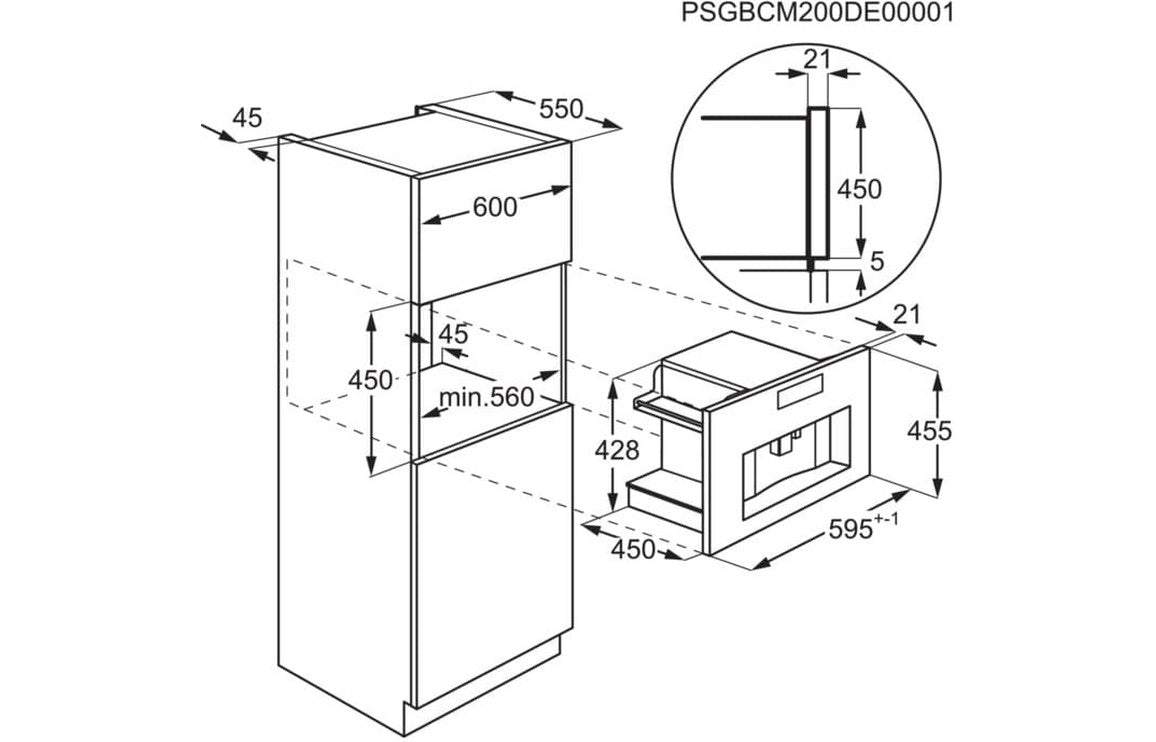 AEG KKA894500M 2.5L Coffee Machine - St/Steel