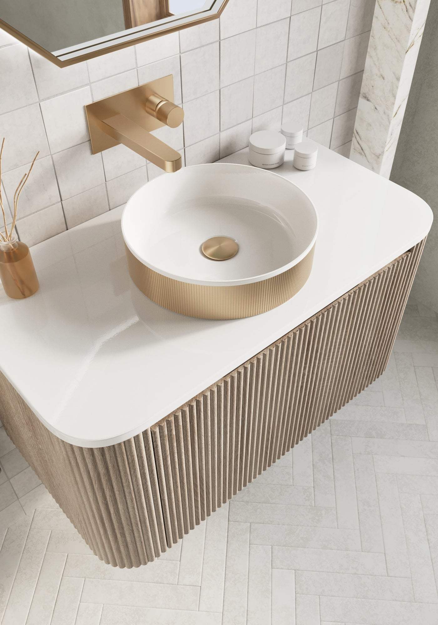 KOKO Basin Brushed Brass