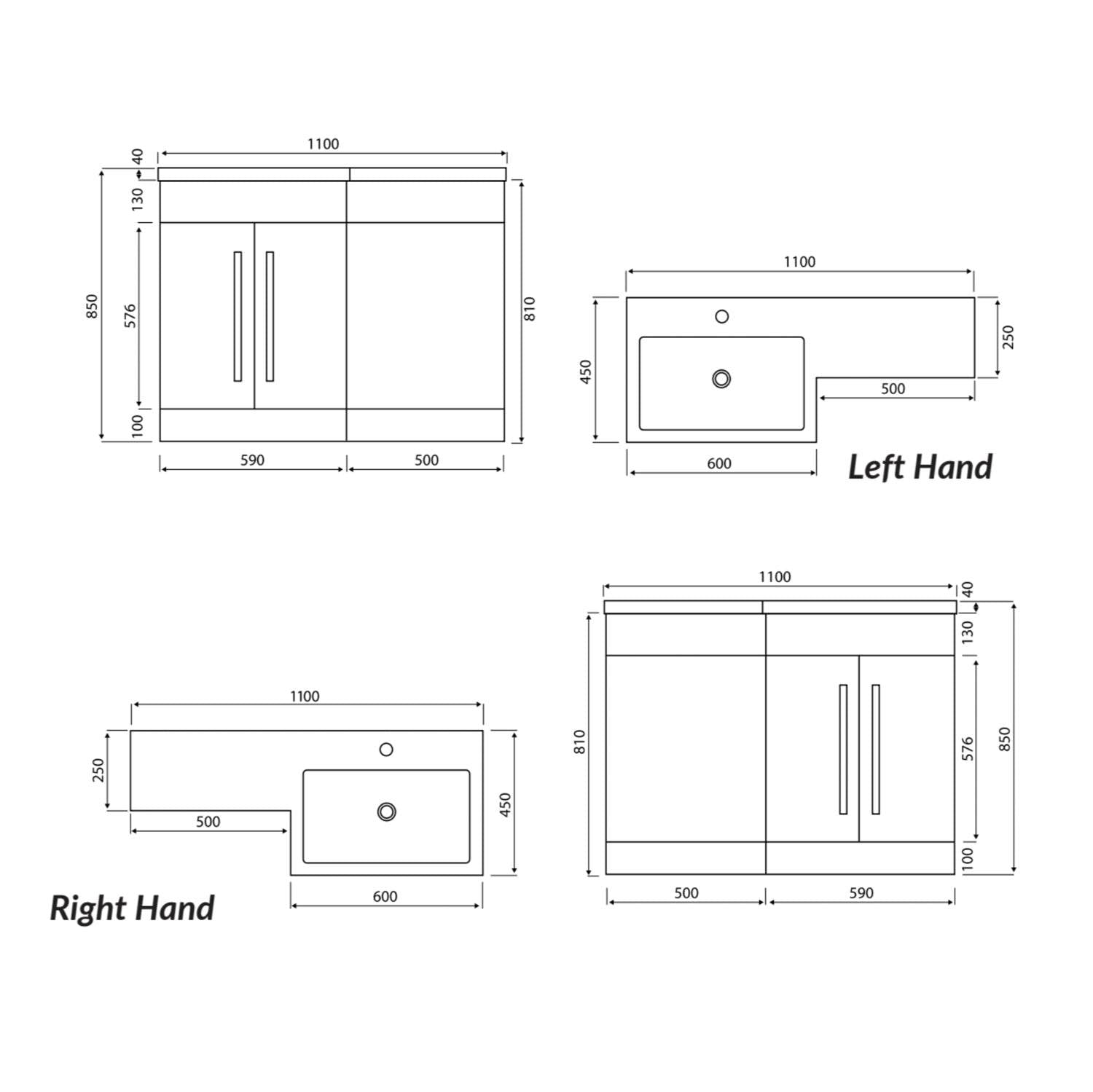 Lili WC 500 for 1100 combination Unit