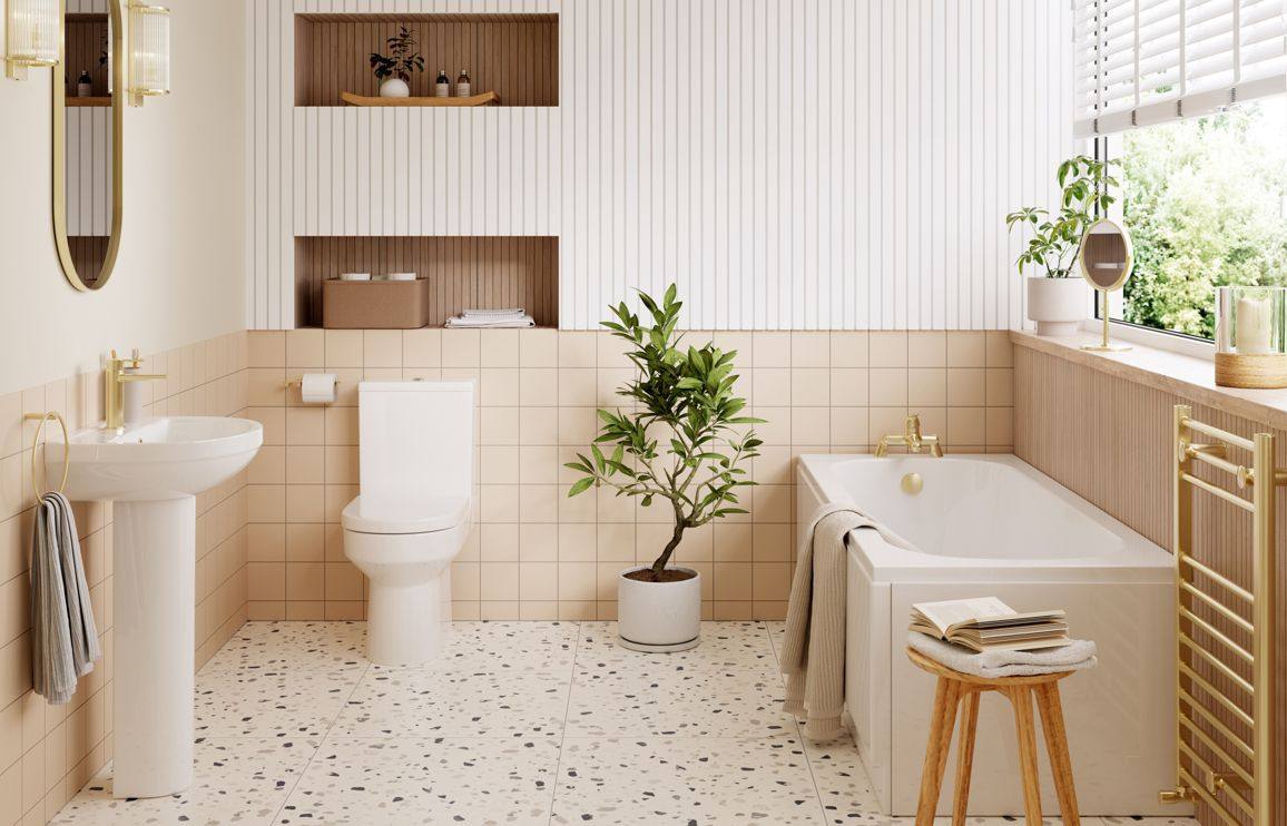 Laurus Close Coupled Fully Shrouded WC & Soft Close Seat