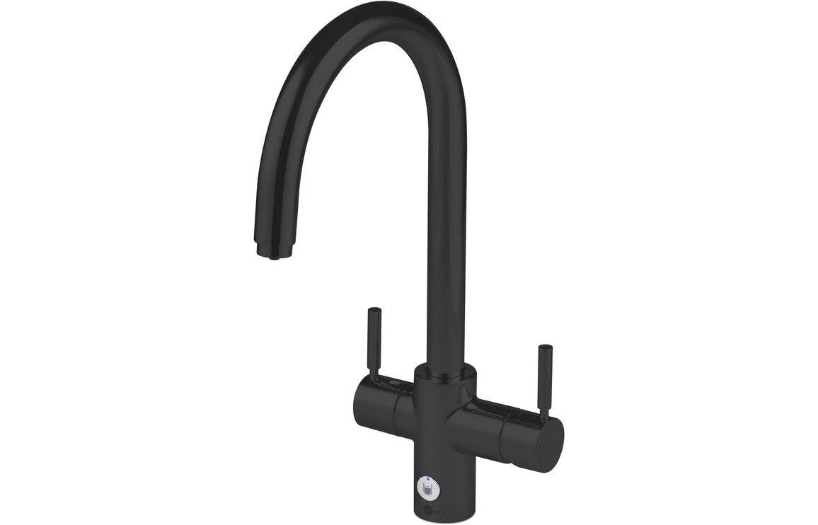 InSinkErator 4N1 J Shape Tap Only - Chrome, Brushed Steel, Velvet Black