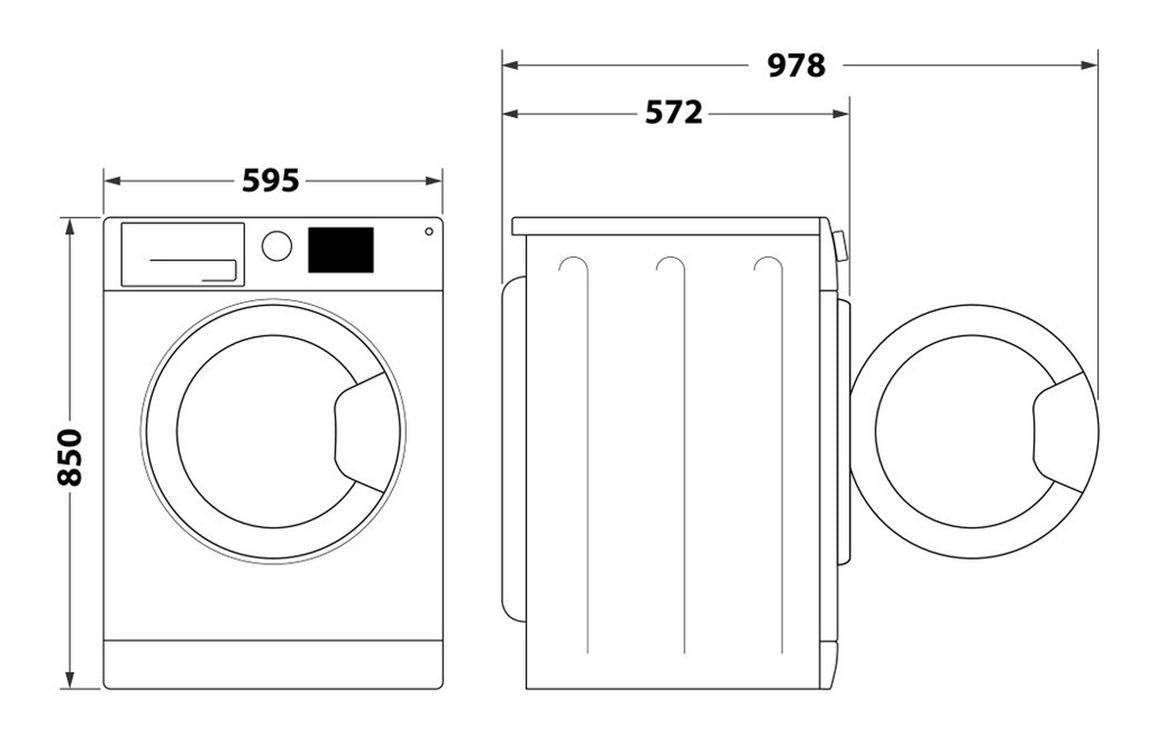 Hotpoint NSWF 7469 W UK F/S 7kg 1400rpm Washing Machine - White