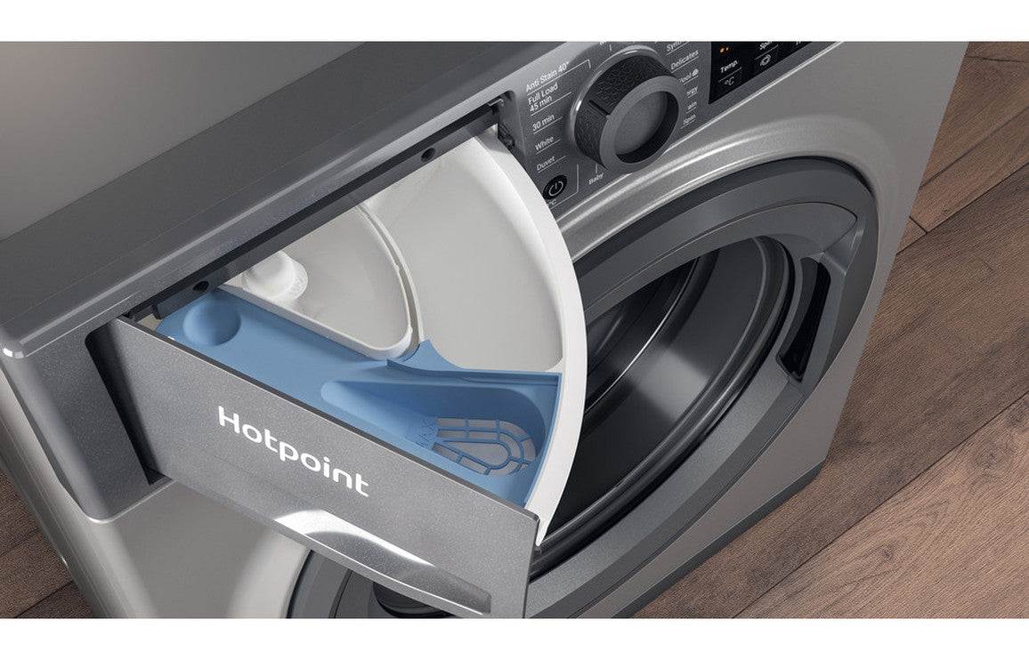 Hotpoint NSWM 863C GG UK N F/S 8kg 1600rpm Washing Machine - Graphite