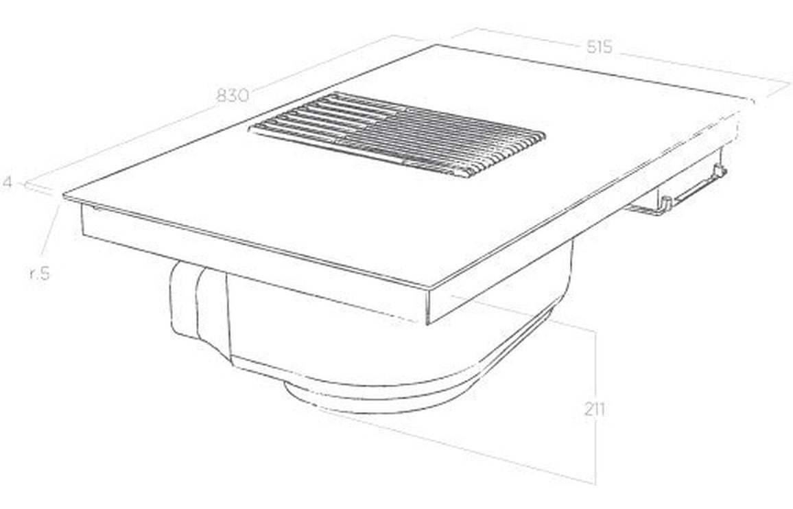 Elica NikolaTesla Libra 85cm Induction Hob (Ducting) - White