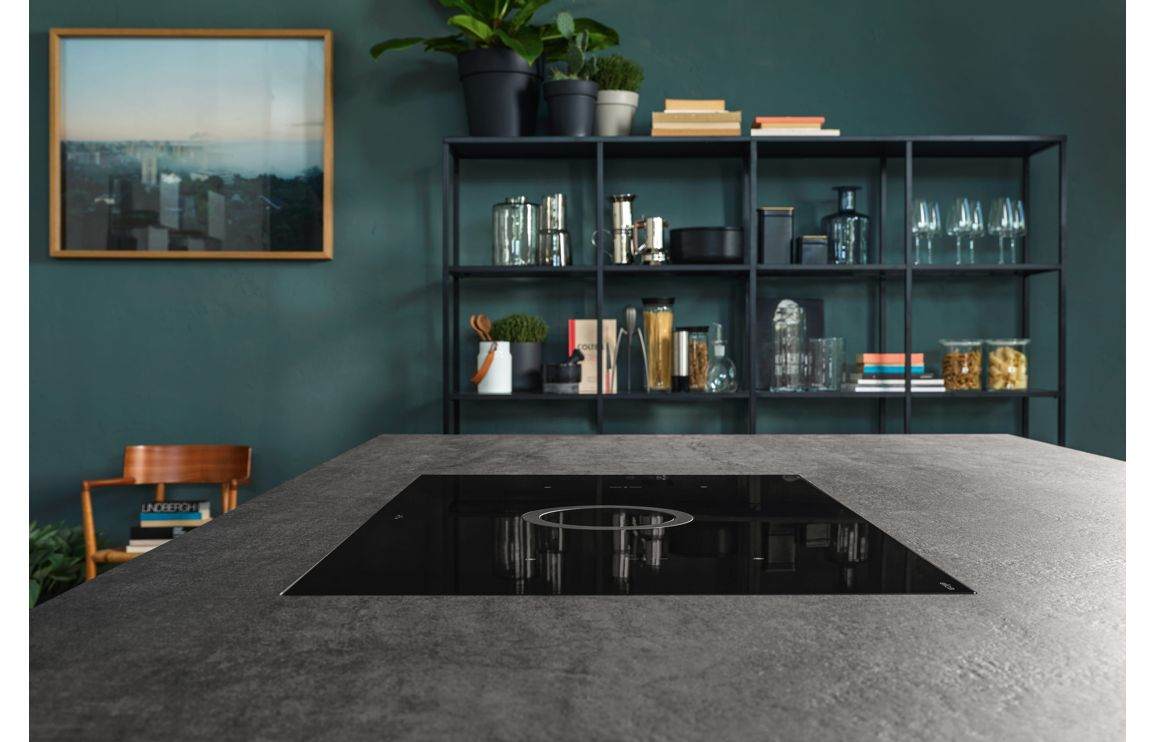 Elica NikolaTesla Switch 85cm Venting Induction Hob (Ducting) - Black
