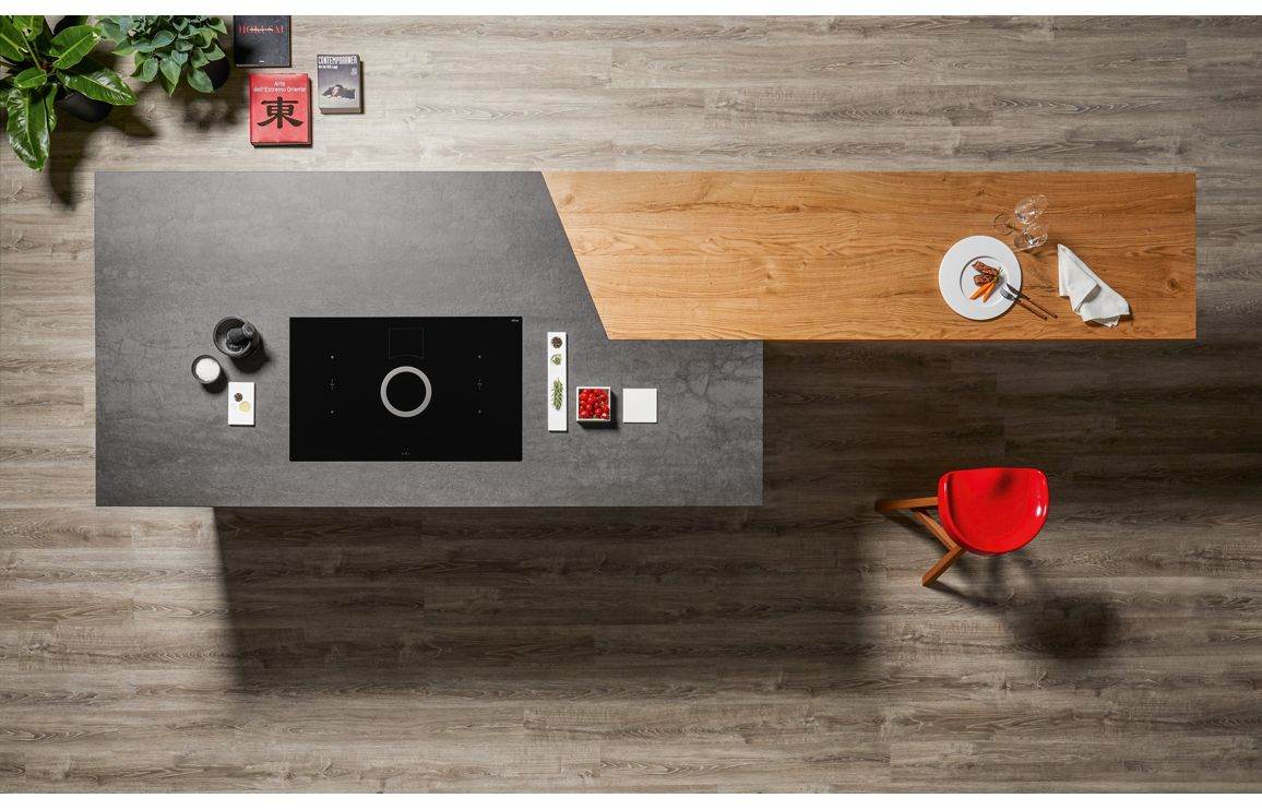 Elica NikolaTesla Switch 85cm Venting Induction Hob (Recirculating) - Black