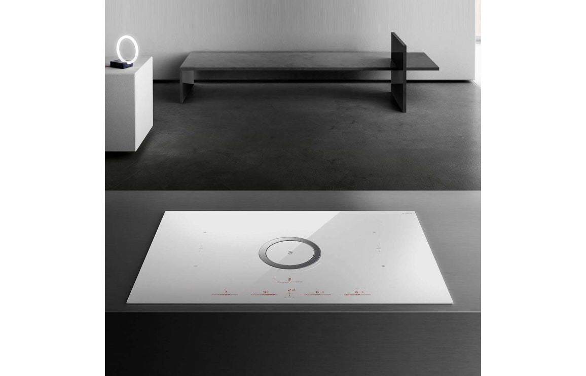 Elica NikolaTesla Switch 85cm Venting Induction Hob (Ducting) - White