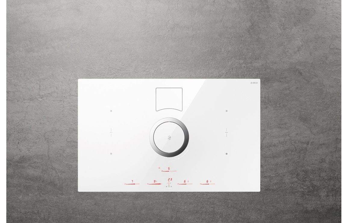 Elica NikolaTesla Switch 85cm Venting Induction Hob (Recirculating) - White