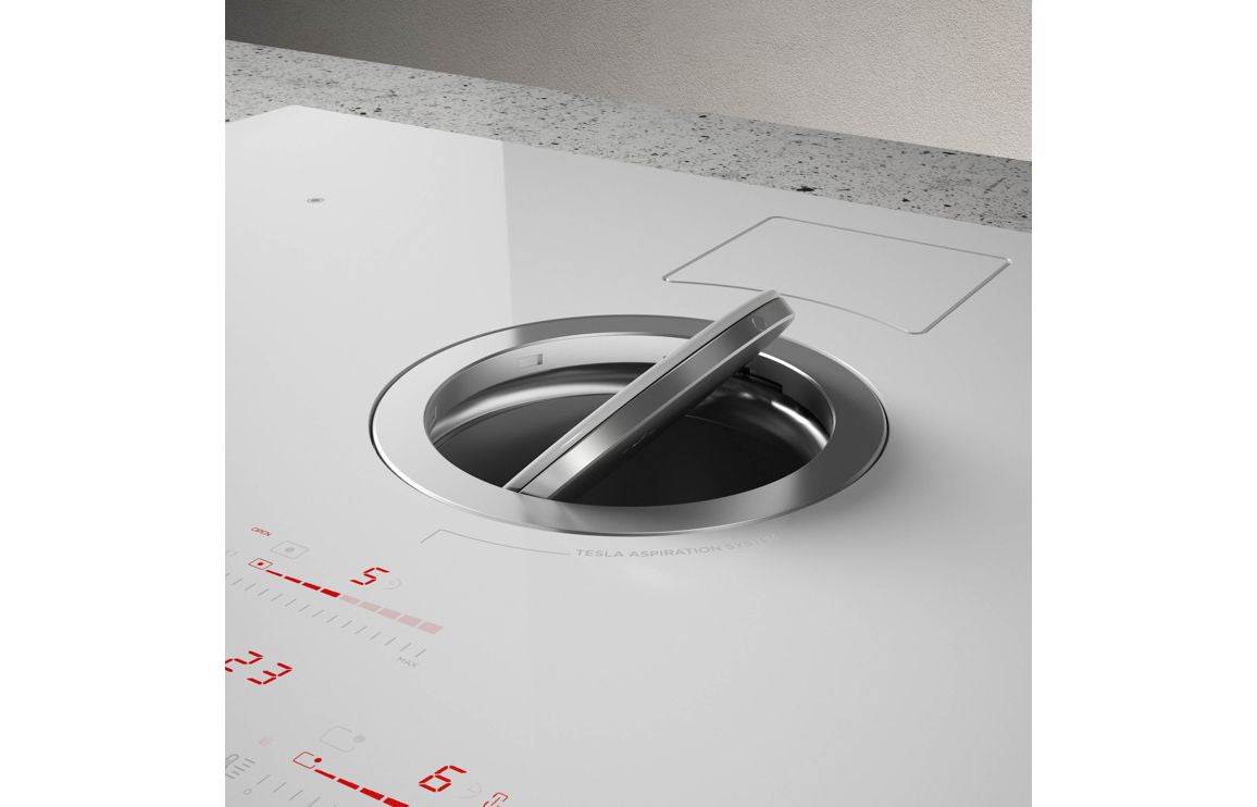 Elica NikolaTesla Switch 85cm Venting Induction Hob (Recirculating) - White