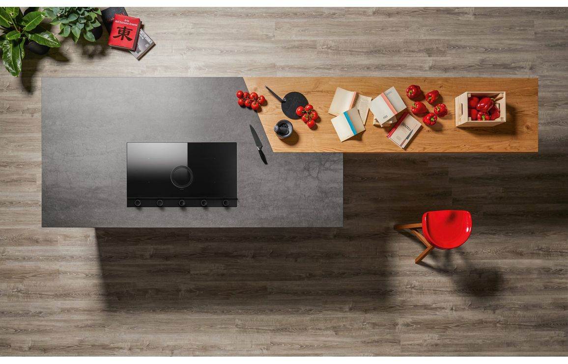 Elica NikolaTesla Unplugged 90cm Venting Induction Hob (Ducting) - Black