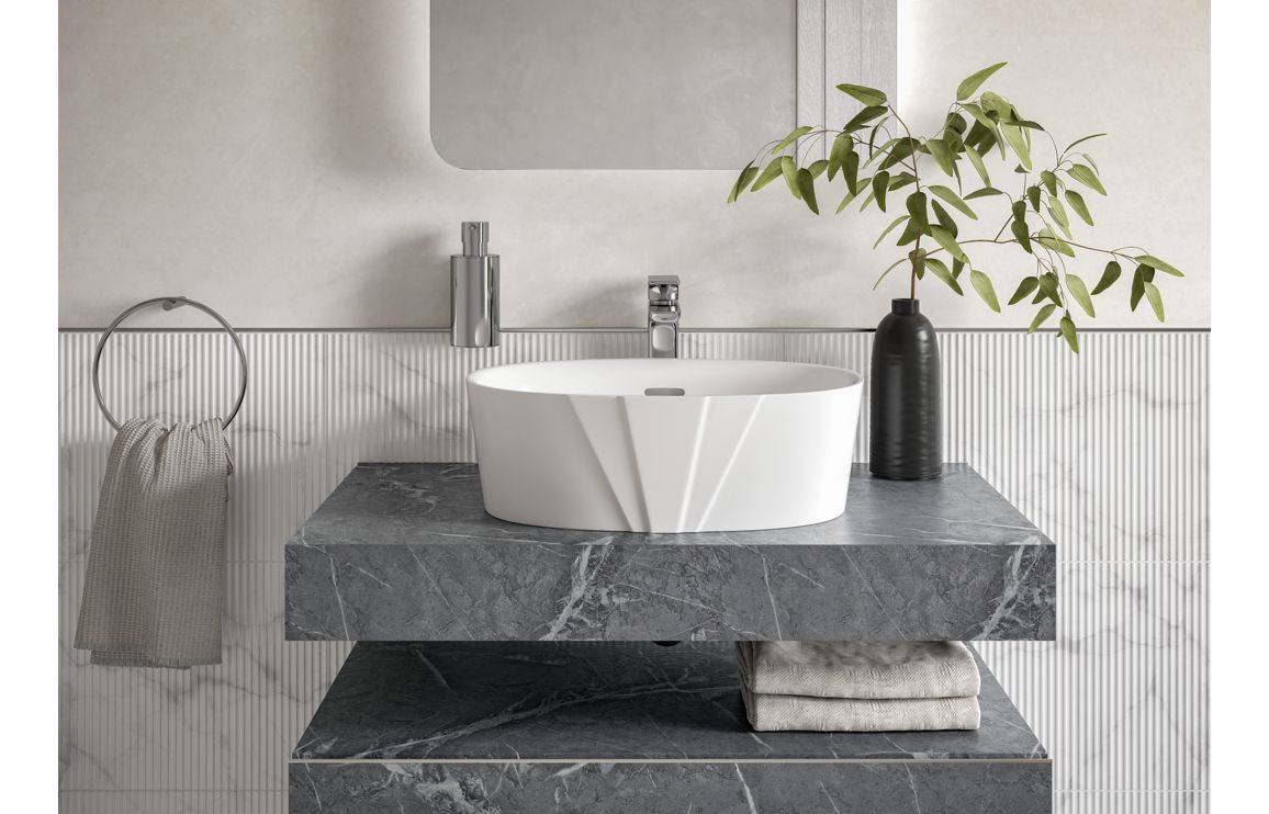 Deco 460x320mm Resin Washbowl - White