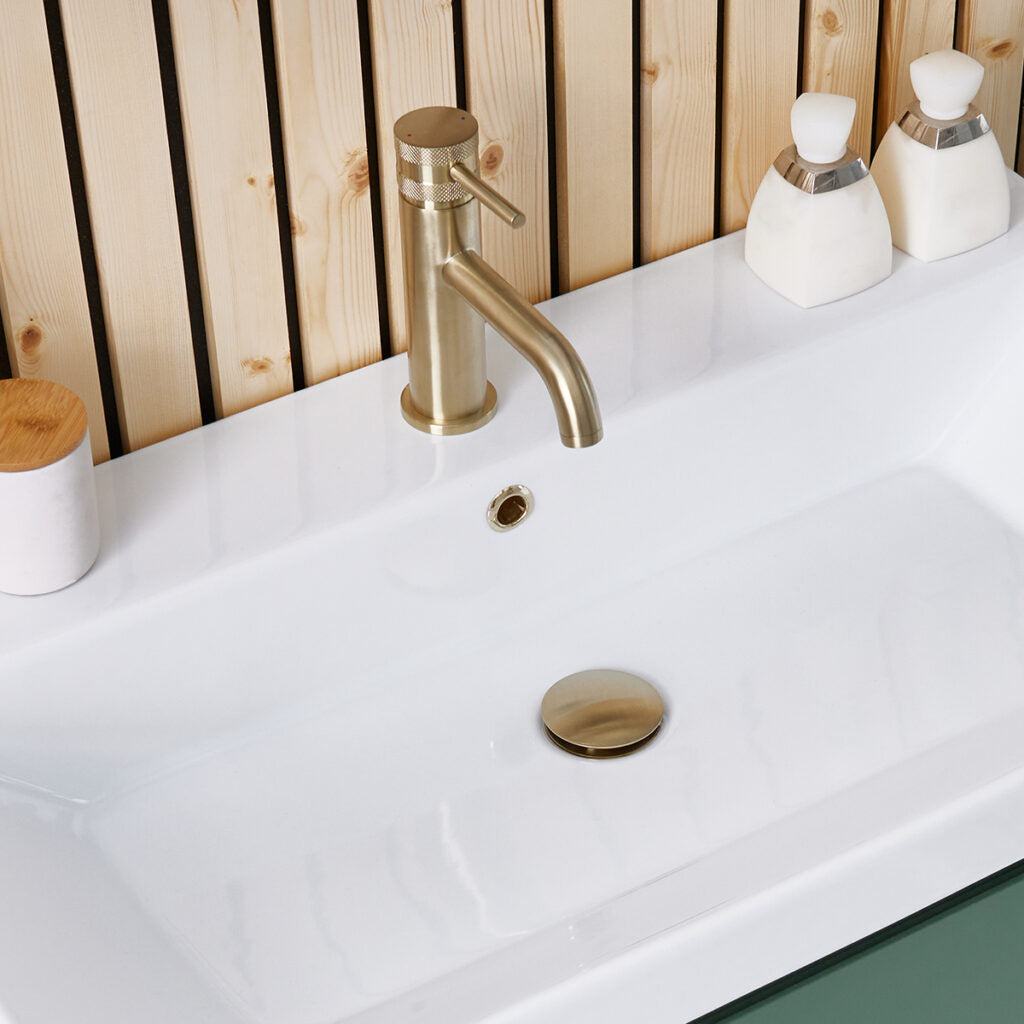 Brass Round Overflow Insert