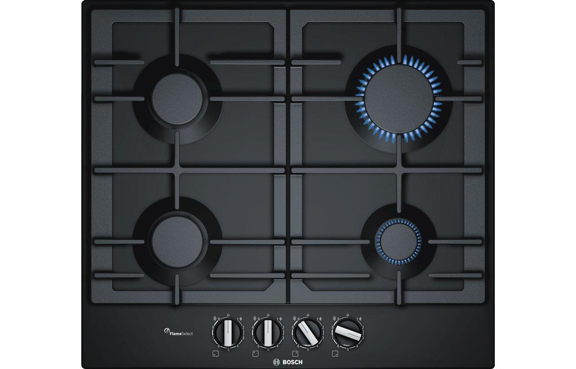 Bosch Series 6 St/Steel PCP6A5B90; Black PCP6A6B90 60cm Gas Hob - St/Steel