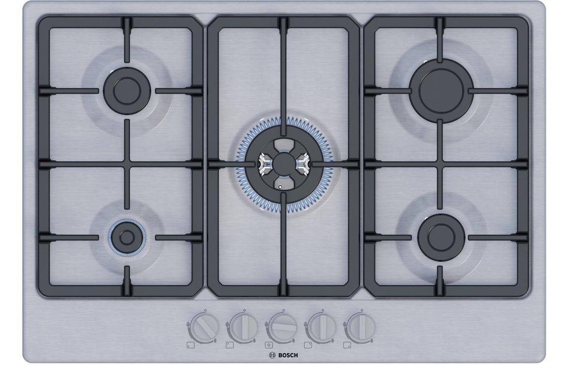 Bosch Series 4 PGQ7B5K90 75cm Gas Hob - St/Steel