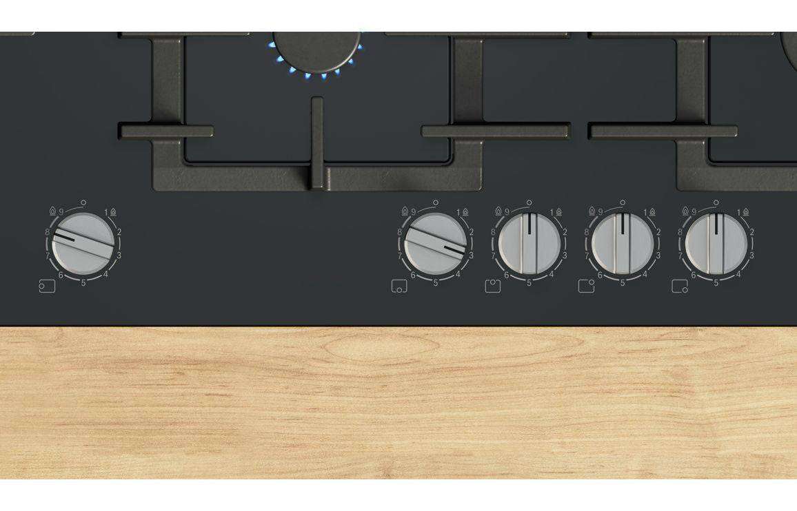 Bosch Series 6 PPM9A6I40 90cm Gas Hob - Black