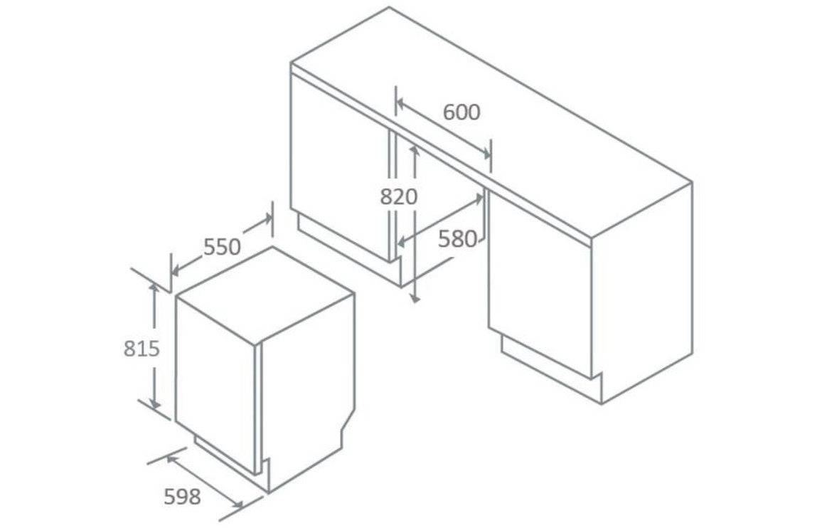 Prima+ PRDW214 F/I 14 Place Dishwasher