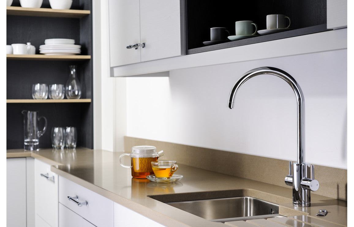 Abode Profile 4 IN 1 Monobloc Tap & Proboil.4E Tank - Chrome, Antique Brass, Brushed Nickel, Matt Black
