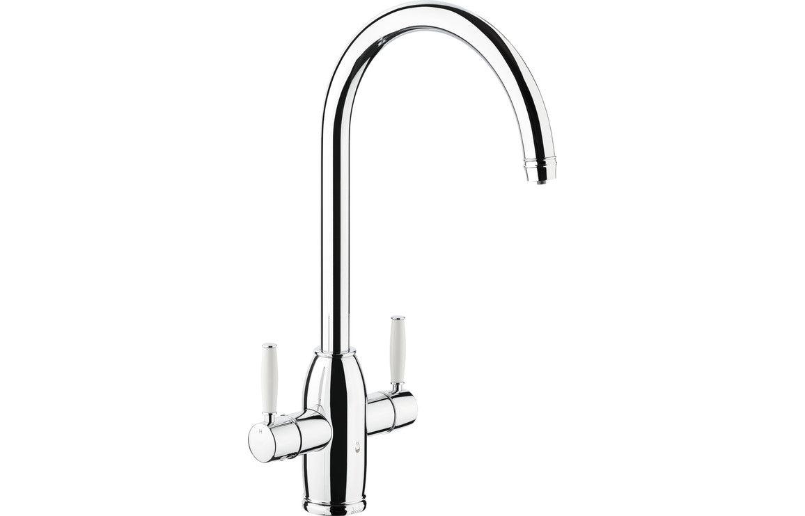 Abode Province 4 IN 1 Monobloc Tap & Proboil.4E Tank - Chrome, Antique Brass, Brushed Nickel