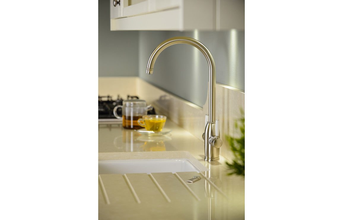 Abode Province 4 IN 1 Monobloc Tap & Proboil.4E Tank - Chrome, Antique Brass, Brushed Nickel