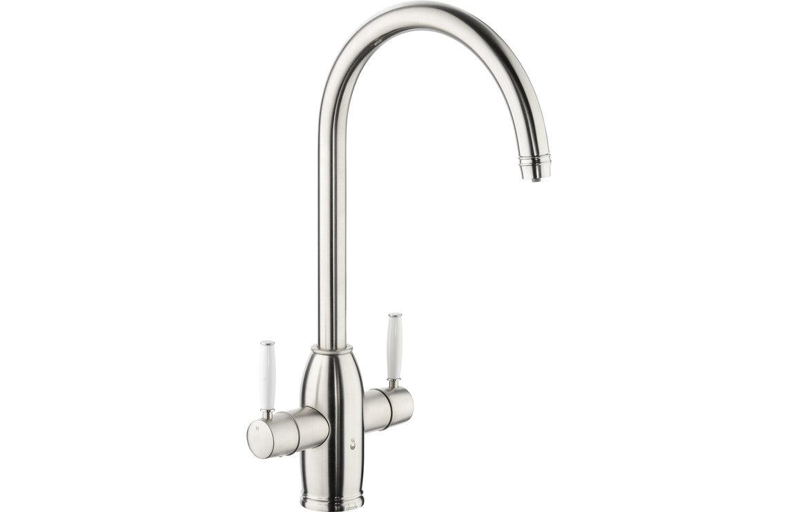 Abode Province 4 IN 1 Monobloc Tap & Proboil.4E Tank - Chrome, Antique Brass, Brushed Nickel