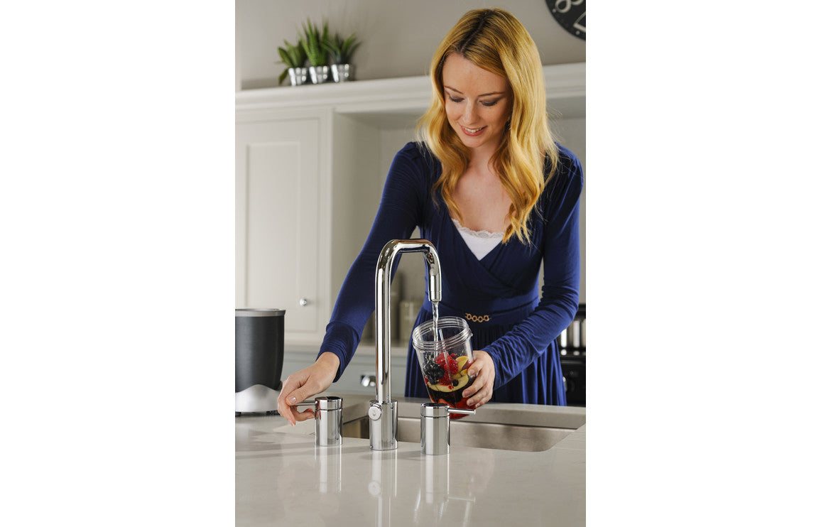 Abode Project 4 IN 1 3 Part Tap & Proboil.4E Tank - Chrome, Brushed Nickel, Matt Black