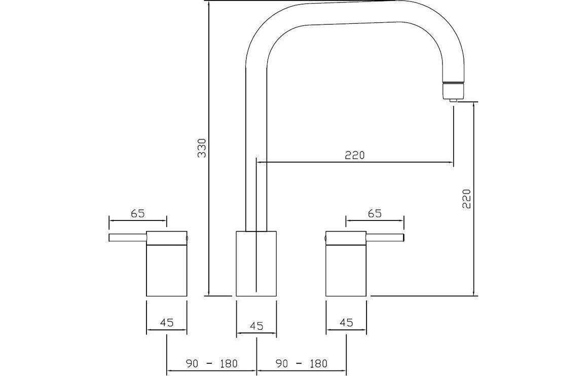 Abode Project 4 IN 1 3 Part Tap & Proboil.4E Tank - Chrome, Brushed Nickel, Matt Black