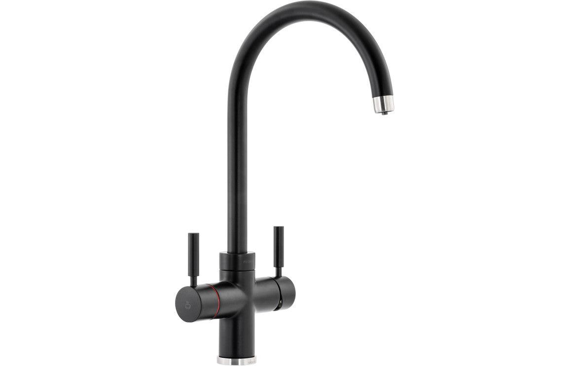 Abode Prostream 3 IN 1 Swan Spout Monobloc Tap - Chrome, Brushed Nickel, Graphite, Matt Black, Urban Copper