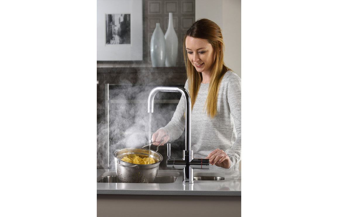 Abode Prostyle 3 IN 1 Quad Spout Monobloc Tap - Chrome, Brushed Nickel, Graphite, Matt Black, Urban Copper