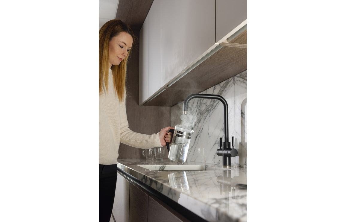 Abode Prostyle 3 IN 1 Quad Spout Monobloc Tap - Chrome, Brushed Nickel, Graphite, Matt Black, Urban Copper
