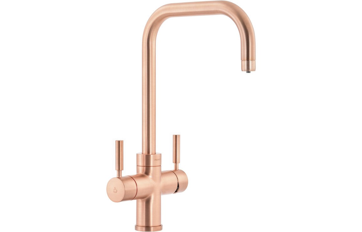 Abode Prostyle 3 IN 1 Quad Spout Monobloc Tap - Chrome, Brushed Nickel, Graphite, Matt Black, Urban Copper