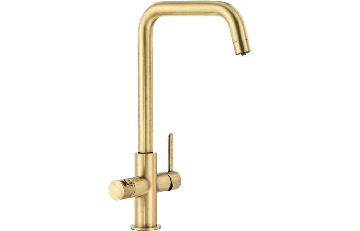 Abode Prothia 3 IN 1 Quad Spout Slimline Monobloc Tap - Chrome, Brushed Brass, Brushed Nickel, Matt Black, Urban Copper