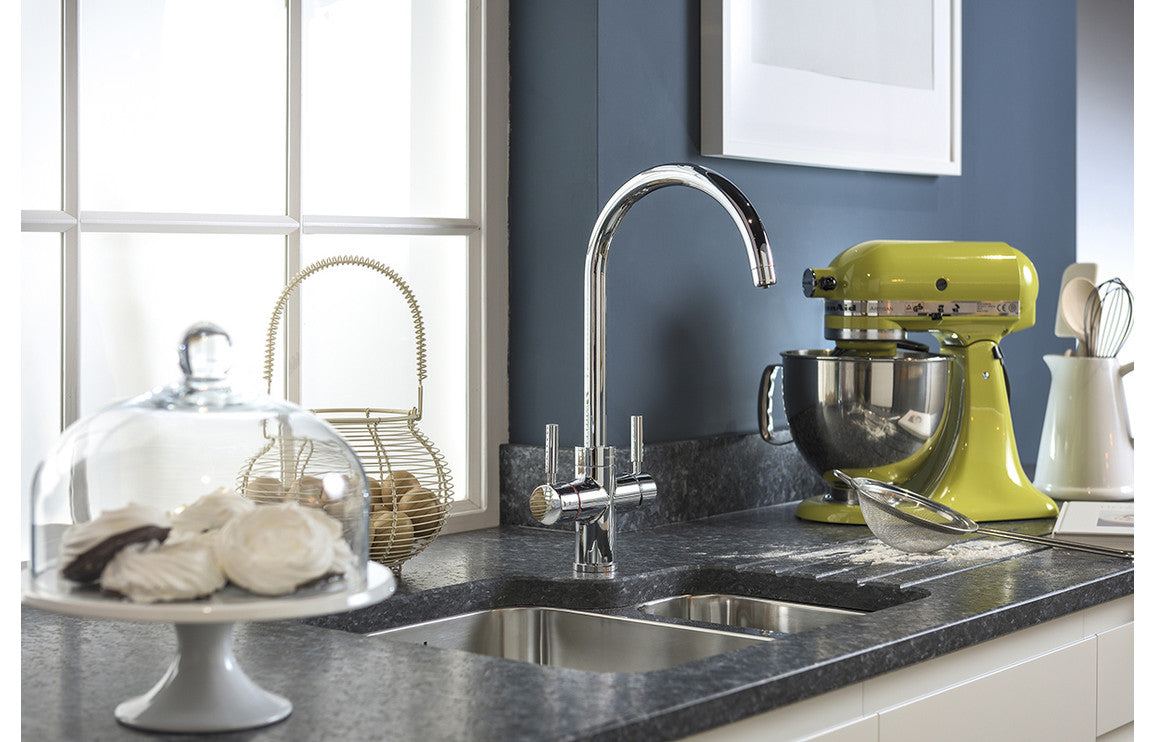 Abode Propure 4 IN 1 Swan Spout Monobloc Tap - Chrome, Brushed Brass, Brushed Nickel, Matt Black, Urban Copper