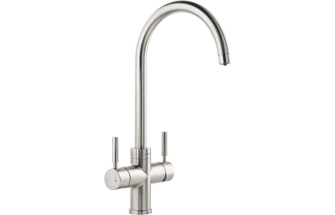 Abode Propure 4 IN 1 Swan Spout Monobloc Tap - Chrome, Brushed Brass, Brushed Nickel, Matt Black, Urban Copper