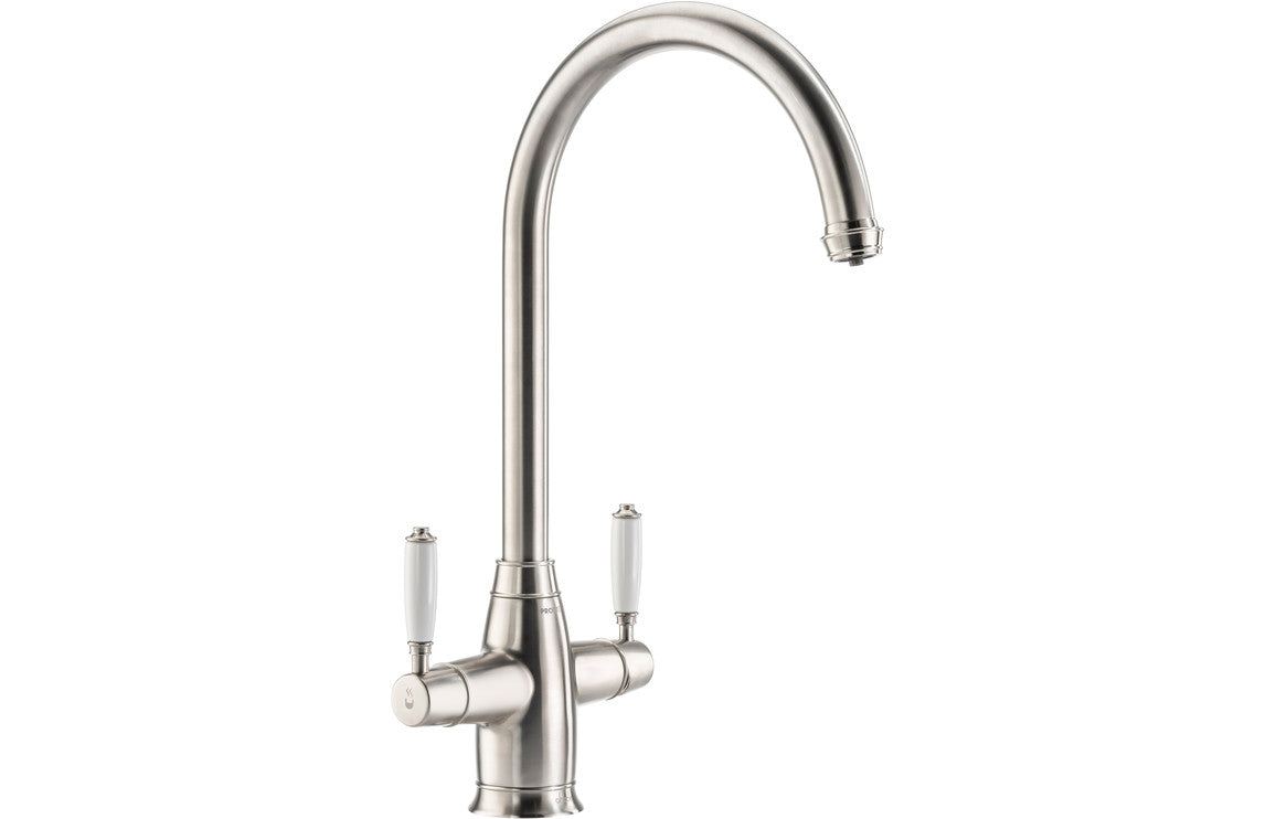 Abode ProTrad 3 IN 1 Monobloc Tap - Chrome, Brushed Nickel, Antique Brass