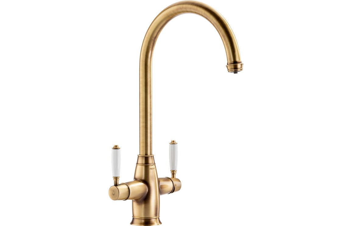 Abode ProTrad 3 IN 1 Monobloc Tap - Chrome, Brushed Nickel, Antique Brass
