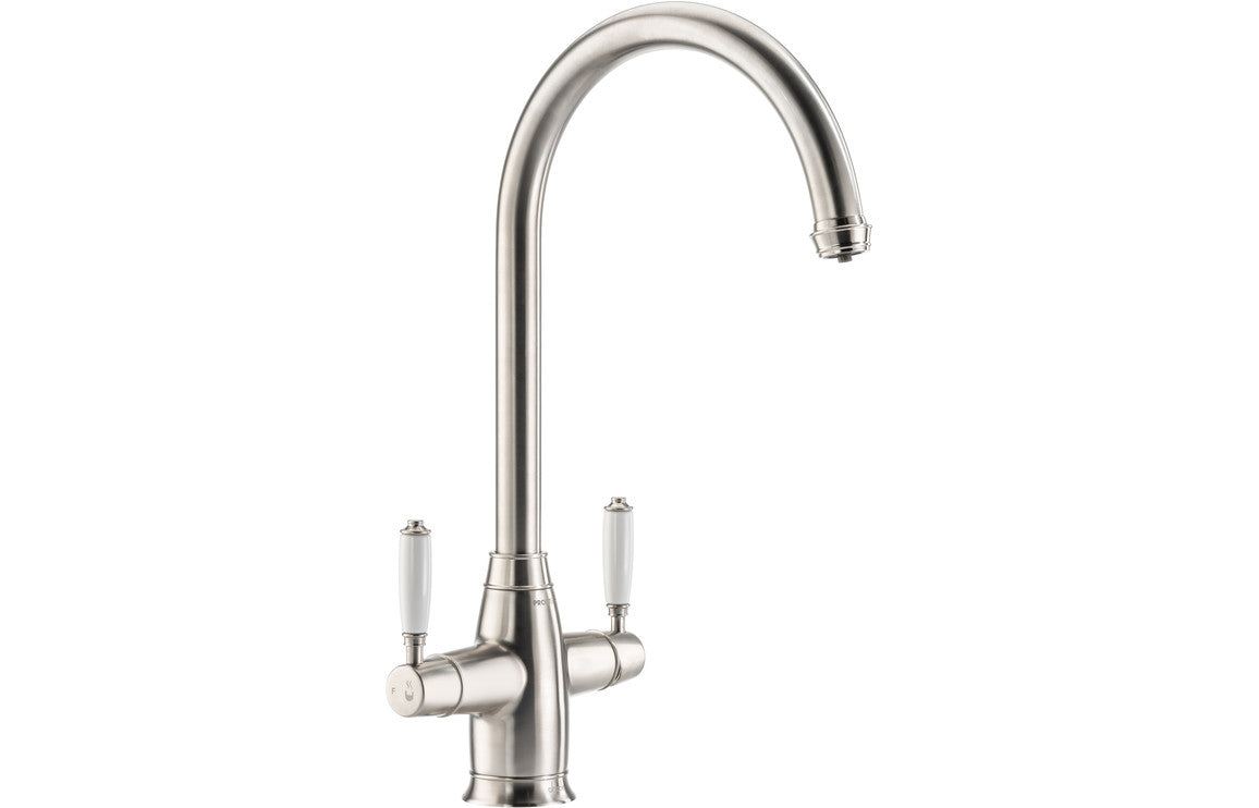 Abode ProTrad 4 IN 1 Monobloc Tap - Chrome, Antique Brass, Brushed Nickel